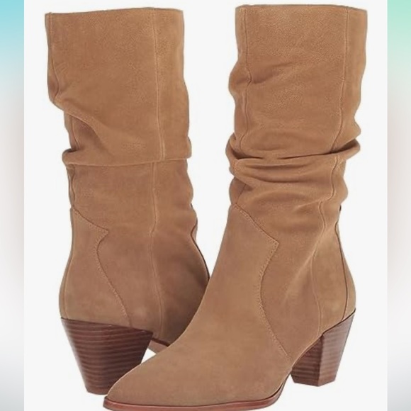 Vince Camuto Boots Leather NEW Sz 7.5 - Picture 1 of 8